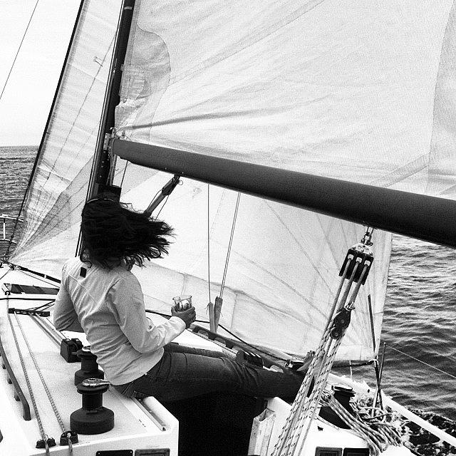 Sailing Photograph - You Cant Grind With A Wine Glass In by Leighton OConnor
