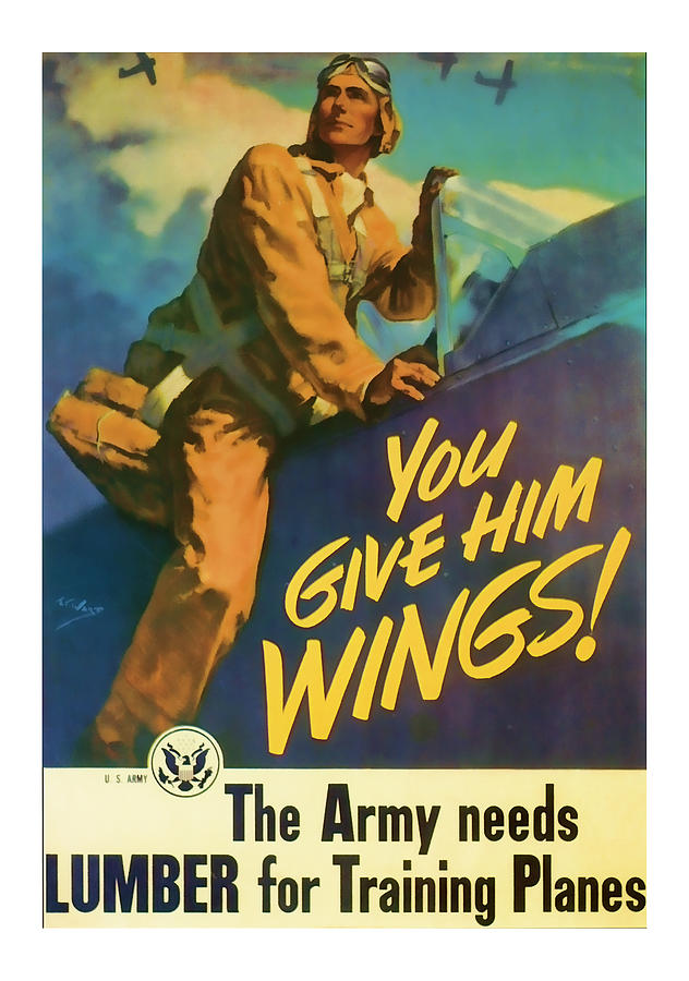 You Give Him Wings - World War 2 Art Mixed Media by Presented By ...