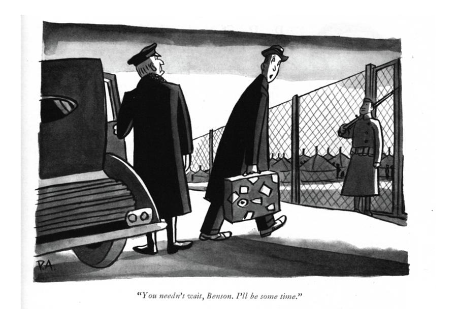 You Neednt Wait Drawing by Peter Arno