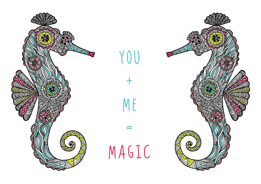You Plus Me Equals Magic Photograph by MGL Meiklejohn Graphics Licensing
