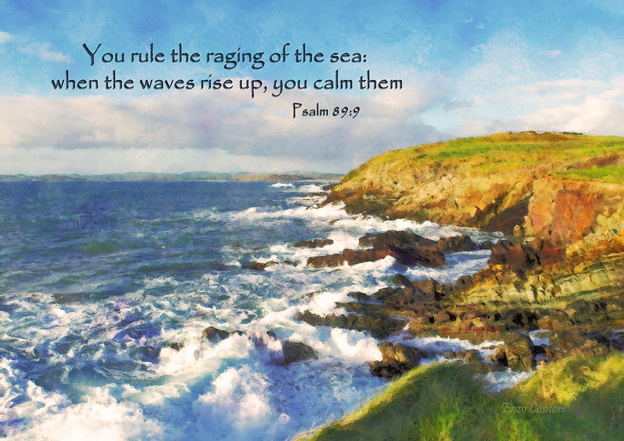 You rule the raging of the sea Photograph by Denise Beverly