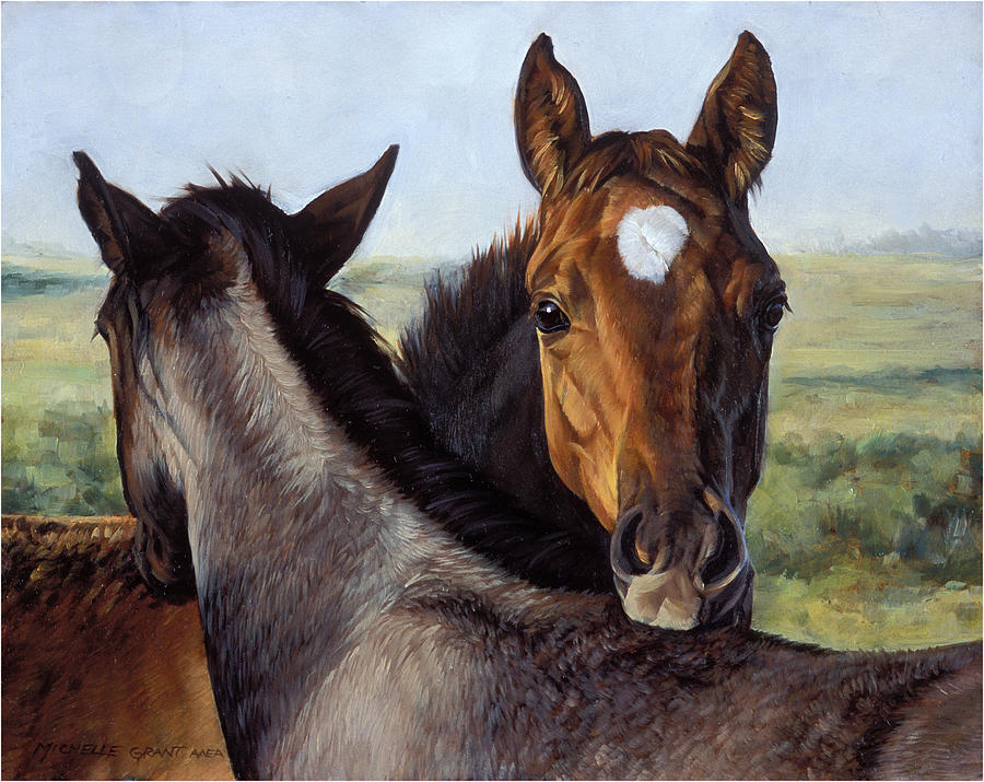 Horse Painting - You Scratch Mine by JQ Licensing