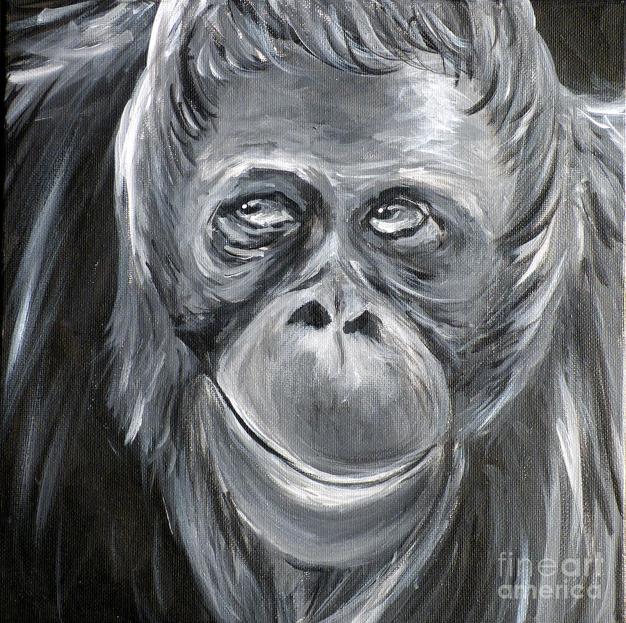 You Talkin to Me? Painting by Deborah Smith