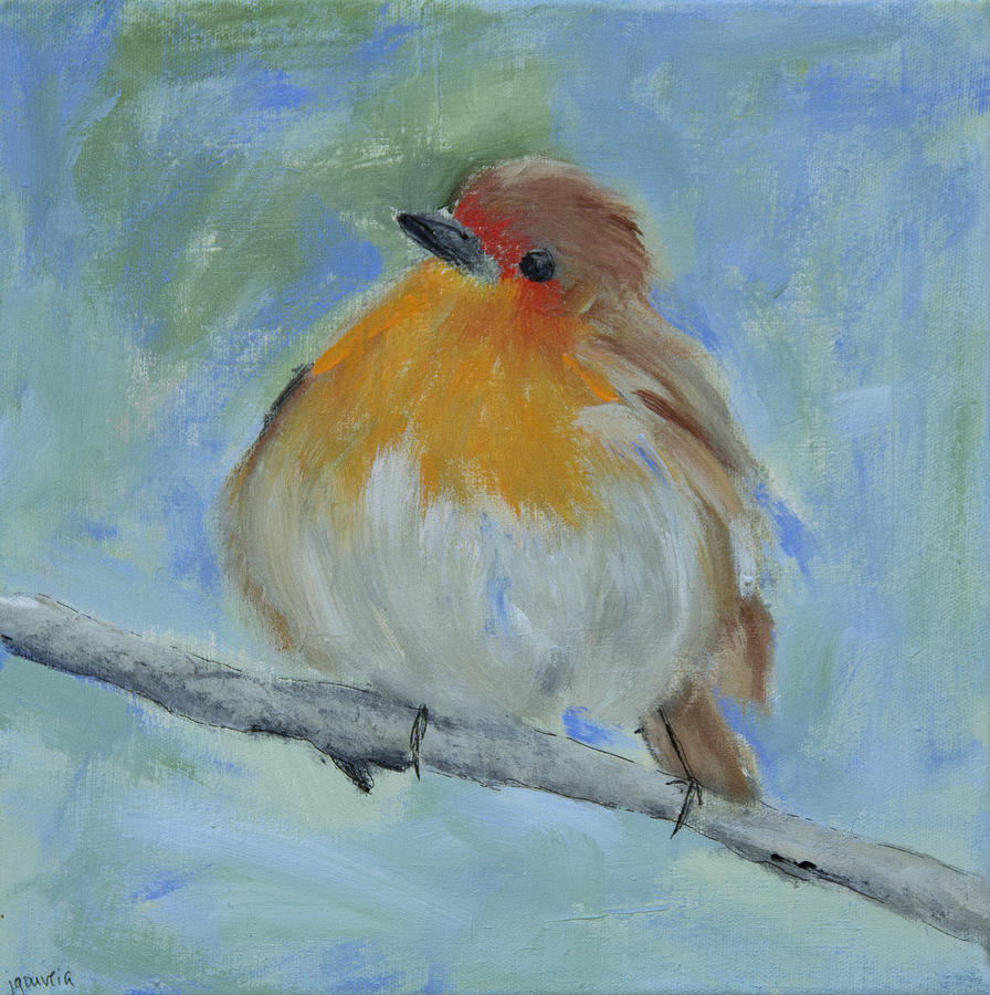 You Talkin to Me? Painting by Jacquie Gouveia