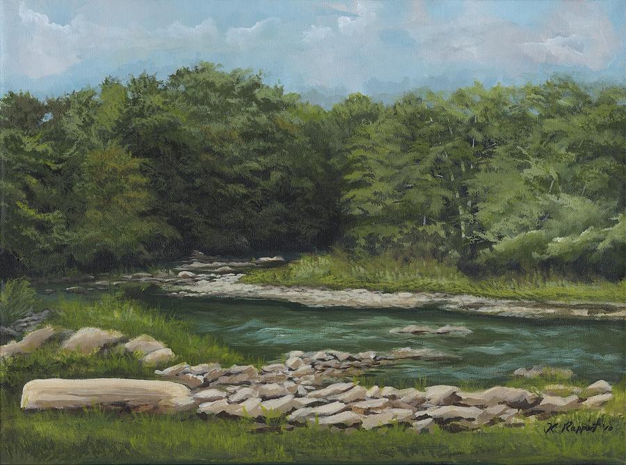 Landscape Painting - Youghiogheny River by Ken Messinger-Rapport