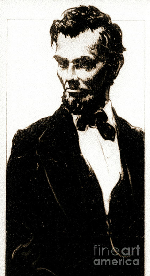 Young Abe Lincoln Sepia 1900 Photograph by Padre Art