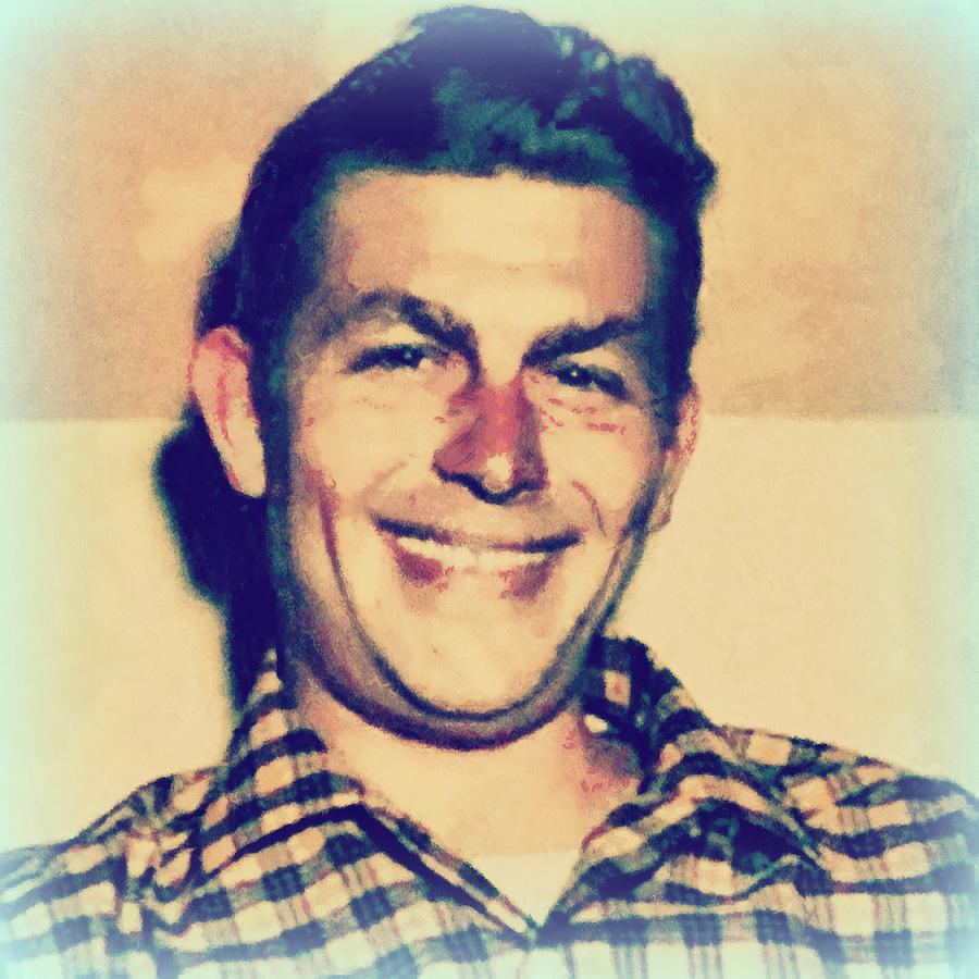 Young Andy Griffith Digital Art by Paulette B Wright