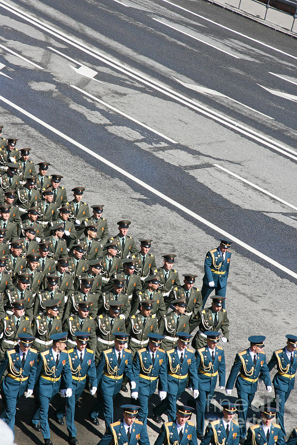 Young cadets marching Photograph by Lali Kacharava | Fine Art America