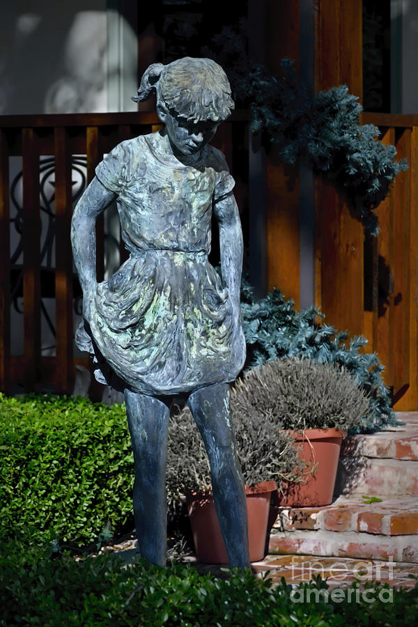 Houston Photograph - Young Girl in Bronze by Norman Gabitzsch