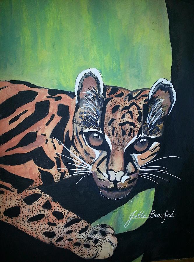 Animal Painting - Young In Wild by Joetta Beauford