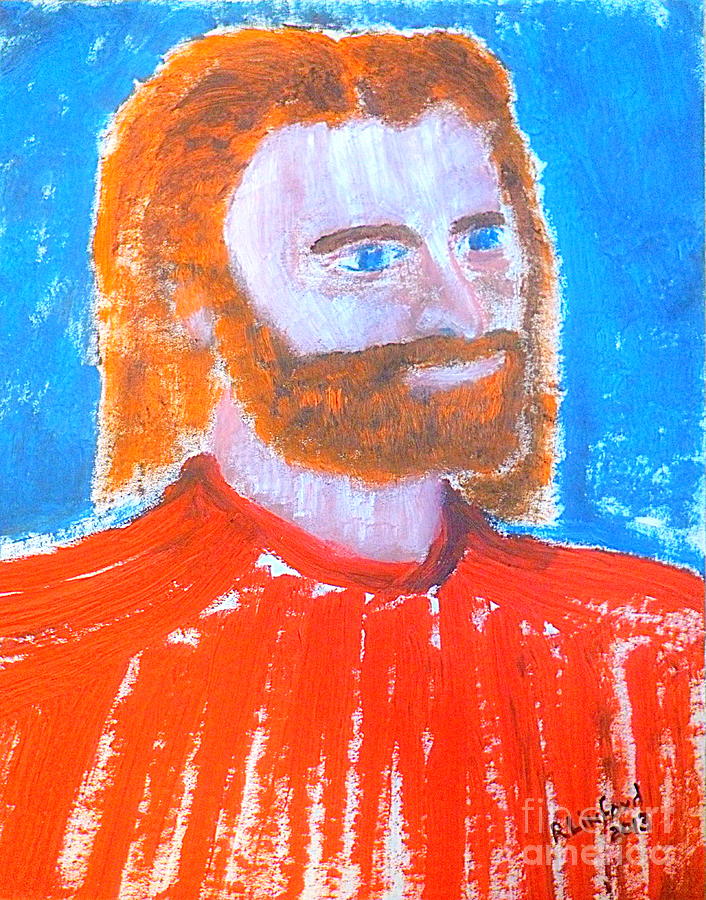 Young John the Beloved 1 Painting by Richard W Linford