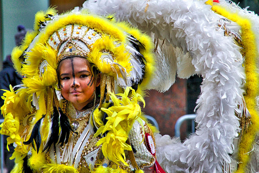 Young Lady Mummer Photograph by Alice Gipson