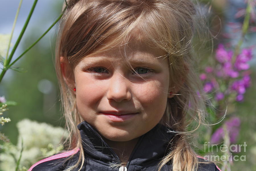Young Lady - Sweden. Photograph by  Andrzej Goszcz 
