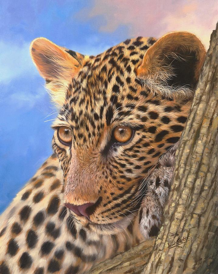 Young Leopard Painting