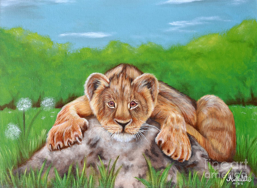 Dan de Lion Painting by Ruben Archuleta - Art Gallery