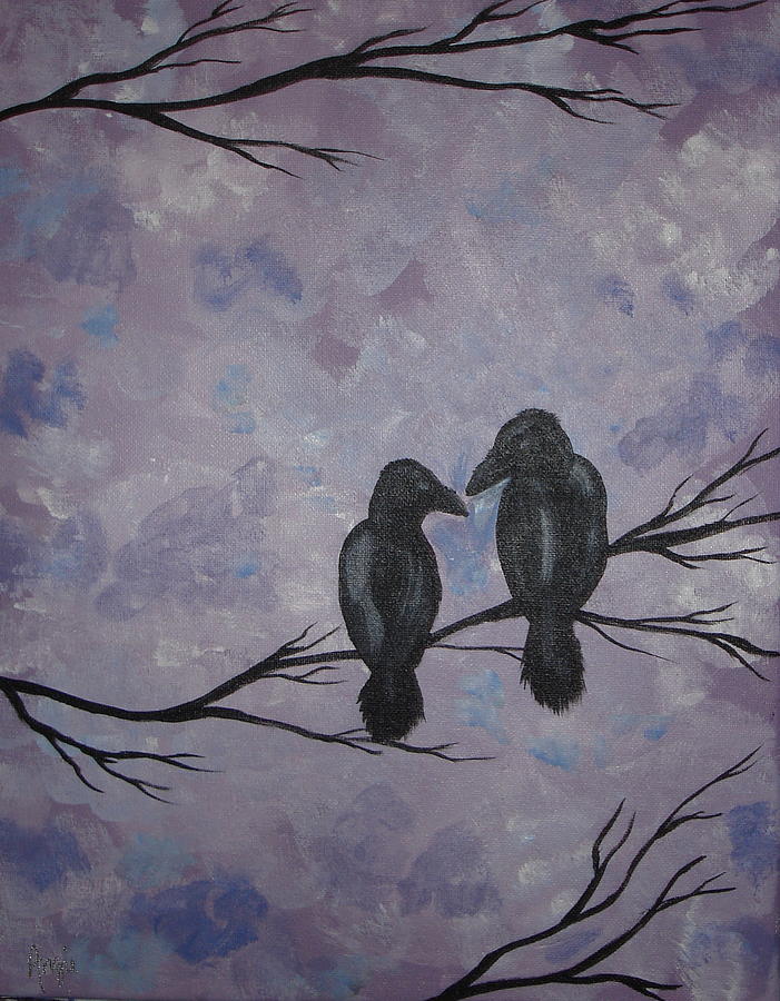 Young Love 11115 Painting by Angie Butler