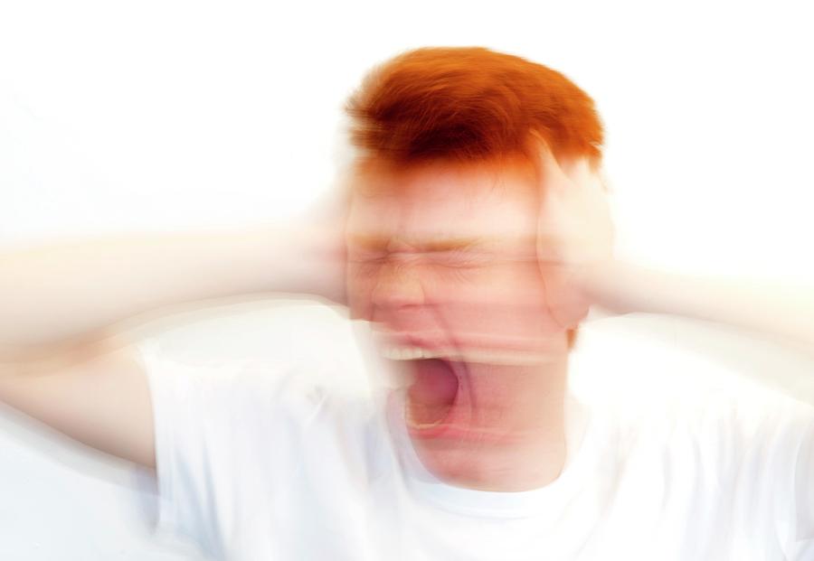 Young Man Shouting Photograph by Cordelia Molloy/science Photo Library