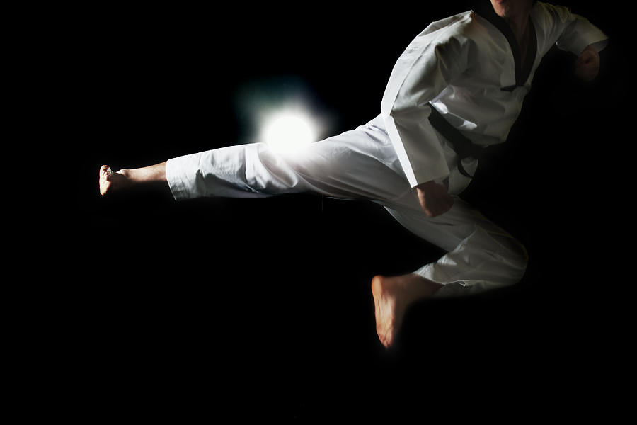 Young Man Training,taekwondo Photograph by RunPhoto
