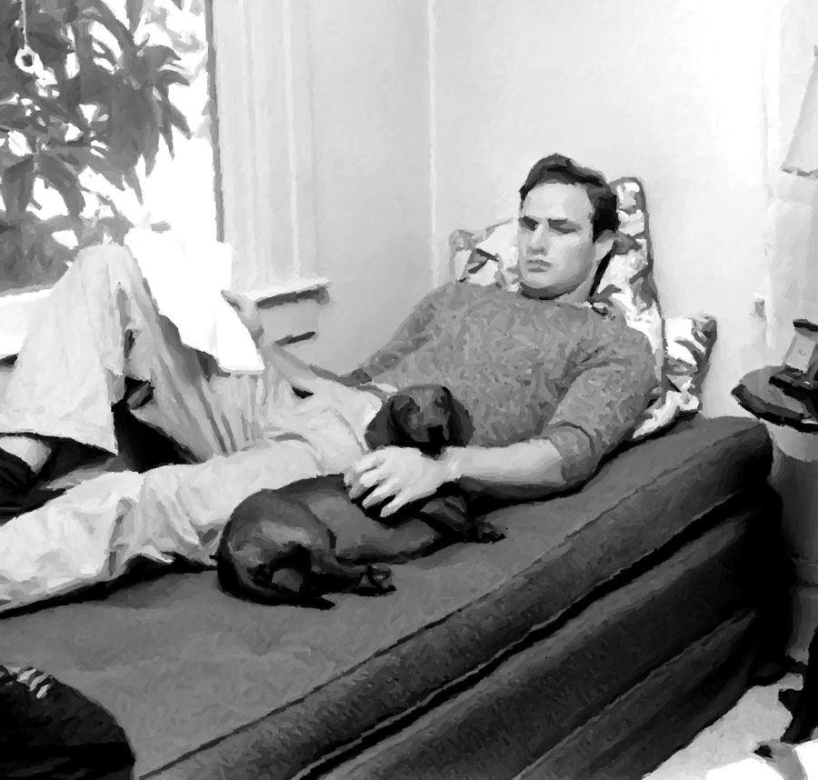 Young Marlon Brando Photograph by Doc Braham