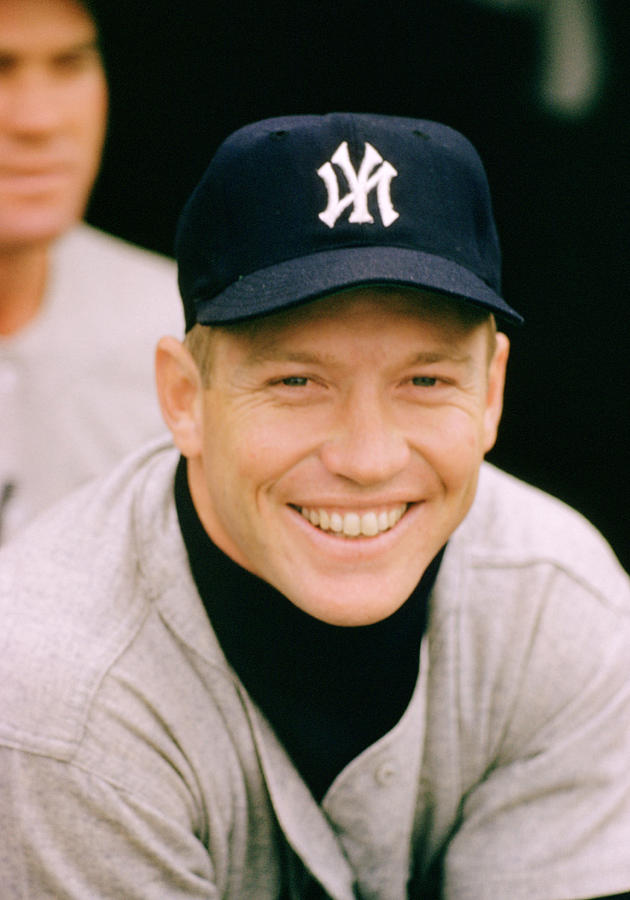 Baseball Photograph - Mickey Mantle Smile #1 by Retro Images Archive