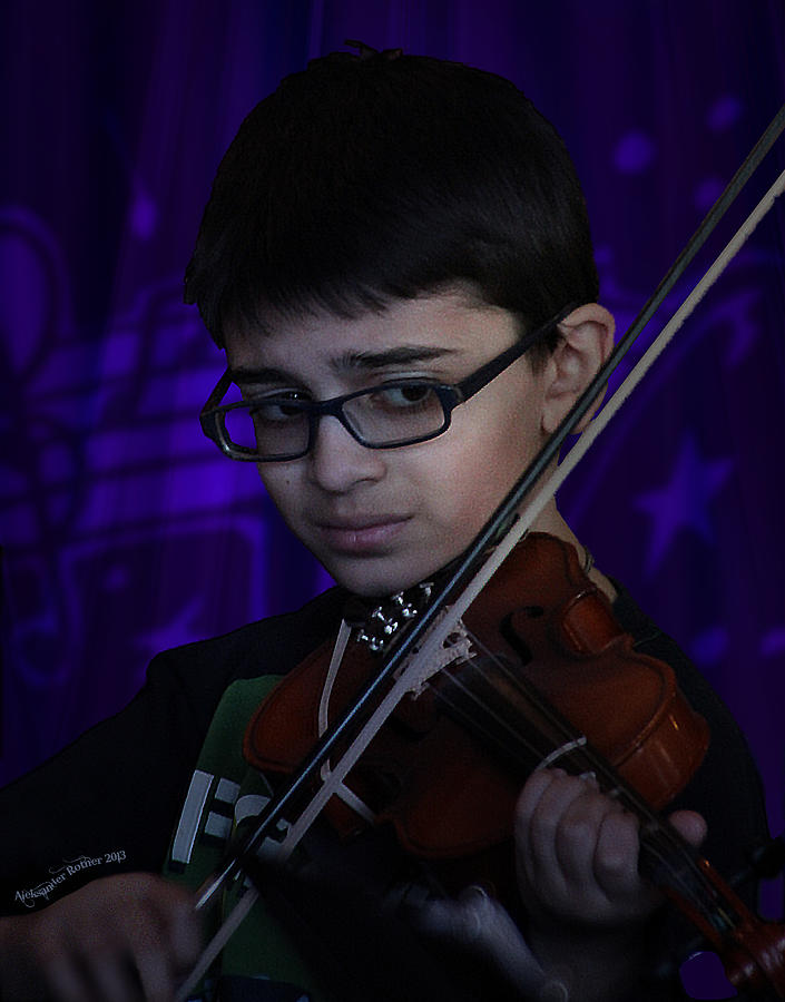 Young Musician Impression # 5 Photograph by Aleksander Rotner Young Musician Impression # 5 Photograph by Aleksander Rotner