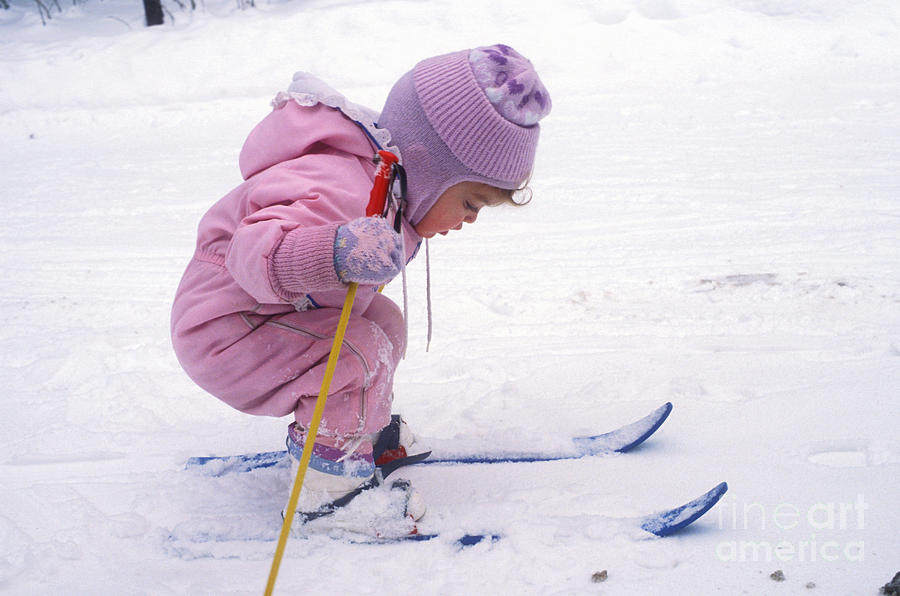Young Skier Photograph by Jim West