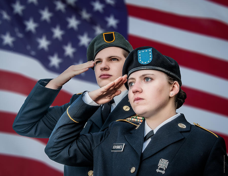 Young soldiers Photograph by All Around The World - Fine Art America