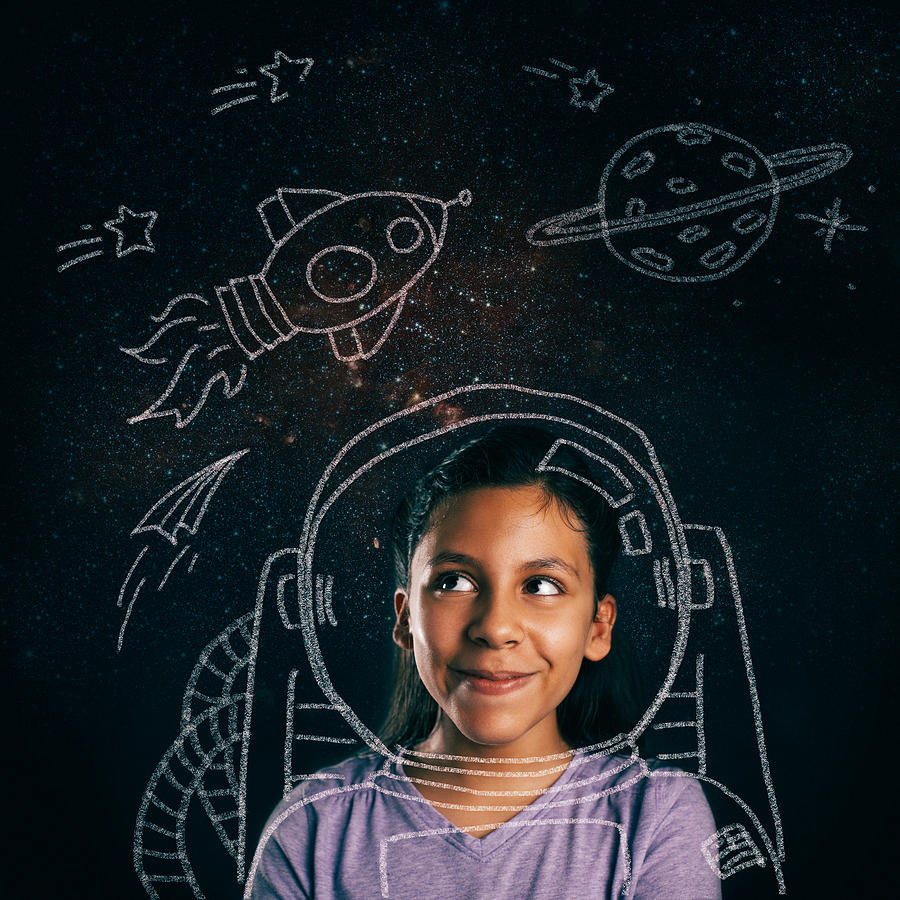Young Space Explorer Aspirations Photograph by Marilyn Nieves