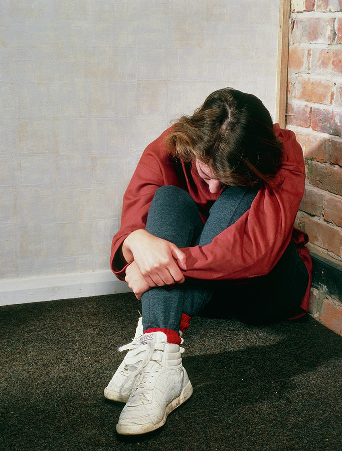 Young Woman Suffering Depression Photograph by Science Photo Library Young Woman Suffering Depression Photograph by Science Photo Library