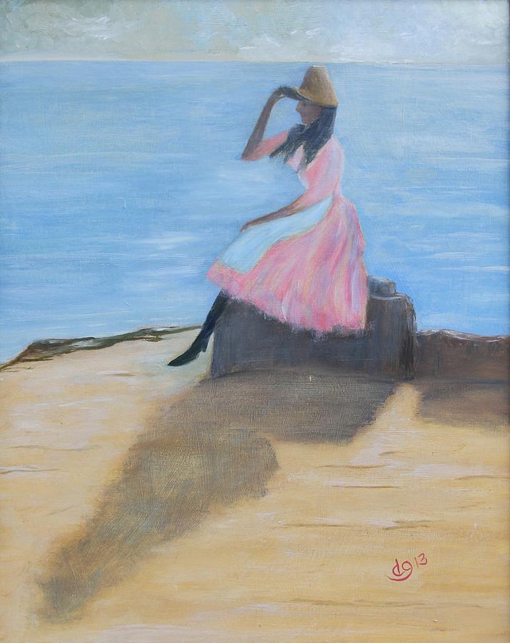 Young Women on the Beach by DG Ewing Young Women on the Beach by DG Ewing