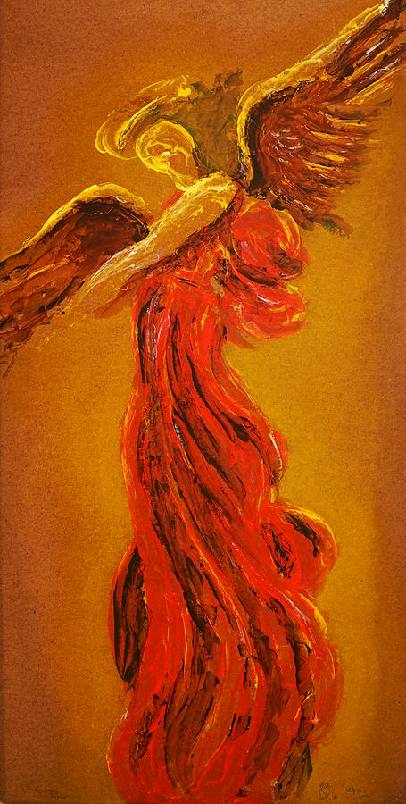 Your Angel is waiting Painting by Giorgio Tuscani