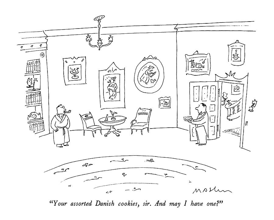 Your Assorted Danish Cookies Drawing by Michael Maslin