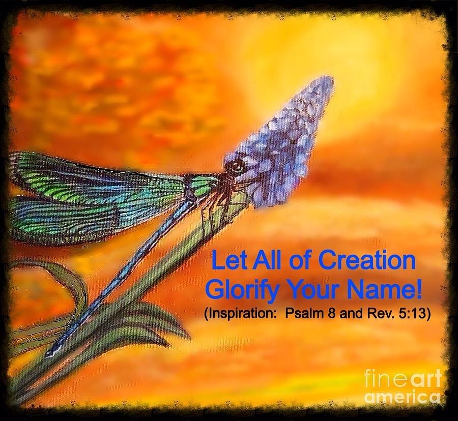 Your Creation Looks toward  the Heavens  Painting by Kimberlee Baxter