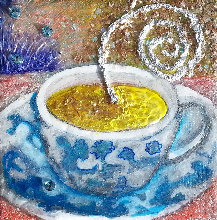 Your Cup of Tea Painting by Corey Habbas