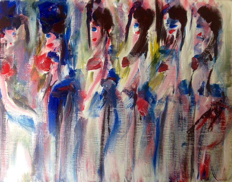 Your facing the wrong way Painting by Judith Desrosiers
