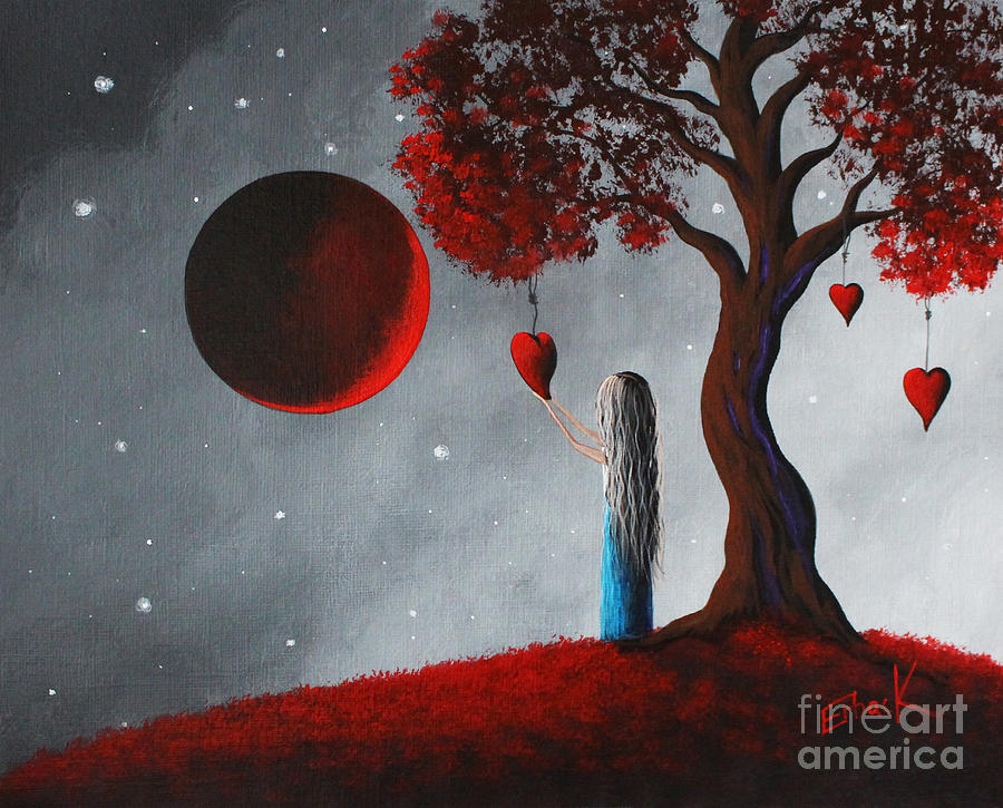 Fantasy Painting - Your Love Lives On by Shawna Erback by Moonlight Art Parlour