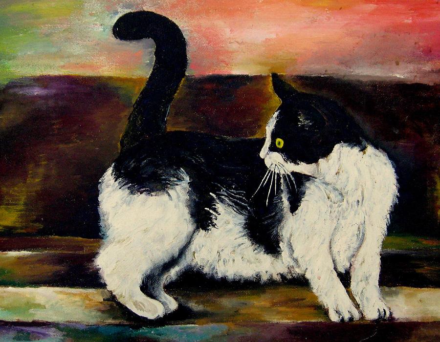 Cat Painting - Your Pets Commission Me To Paint by Carole Spandau