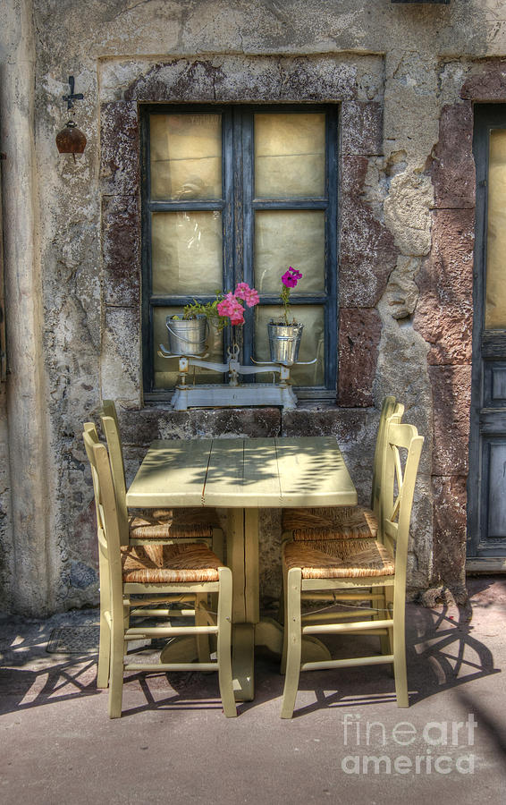 Greek Photograph - Your Table Awaits by David Birchall
