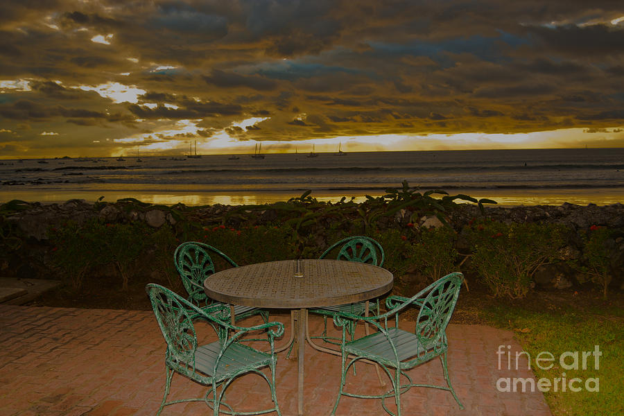 Sunset Photograph - Your Table Is Ready by Gary Keesler