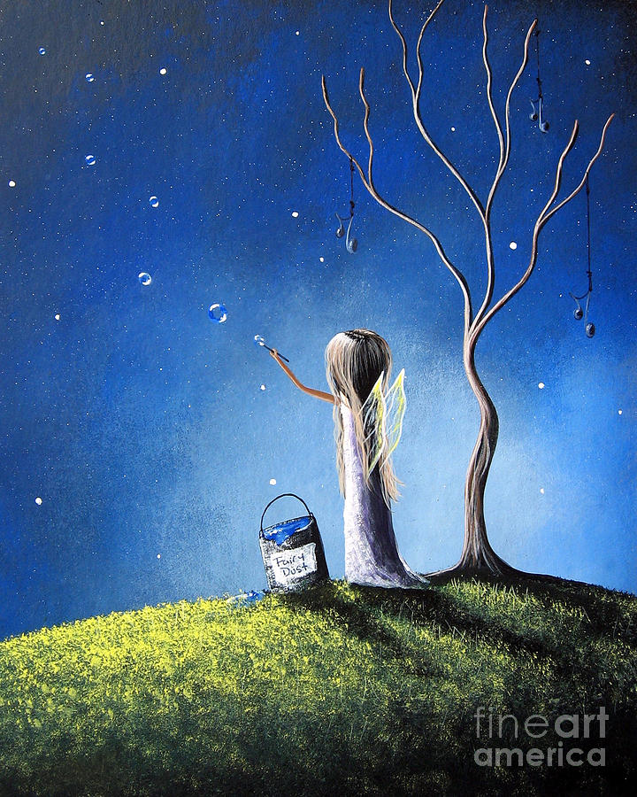 Your Wish Comes True Tonight by Shawna Erback Painting by Moonlight Art Parlour