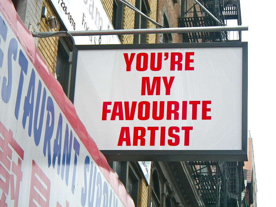 Youre My Favourite Artist  Photograph by Anna Ruzsan