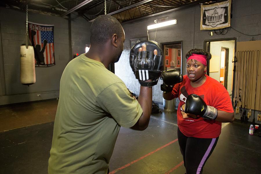Youth Boxing Gym Photograph by Jim West