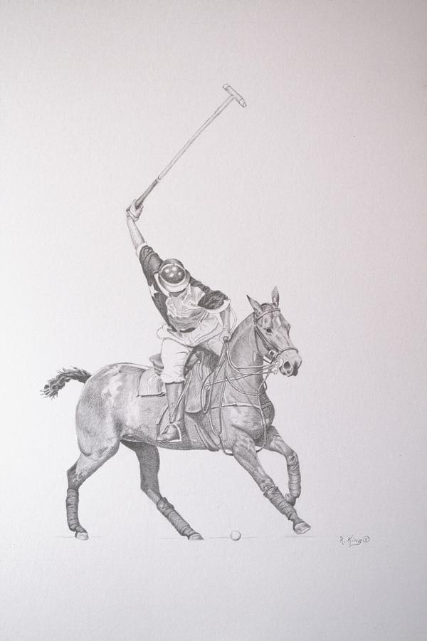 Horse Drawing - YouTube Video-Shooting For The Goal by Roena King