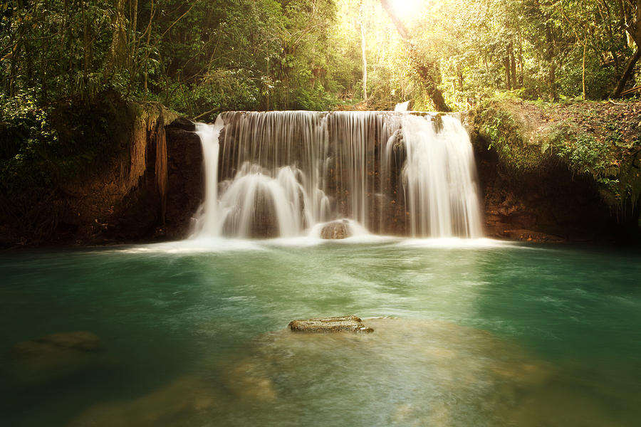 YS Falls in Jamaica Photograph by Narvikk