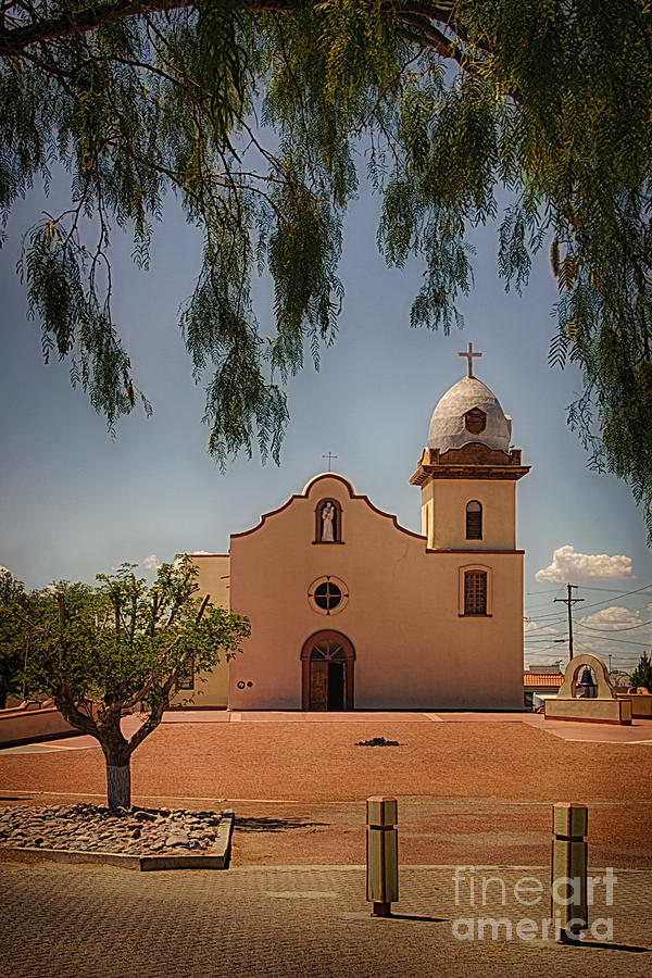 Ysleta Mission of El Paso Texas Photograph by Priscilla Burgers