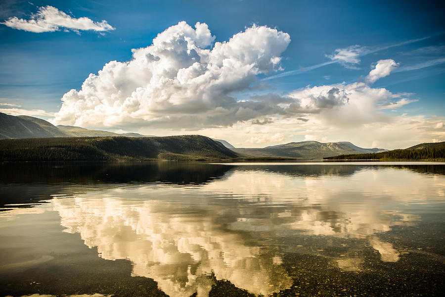 Yukon Cloud Reflections Photograph by Michele Cornelius
