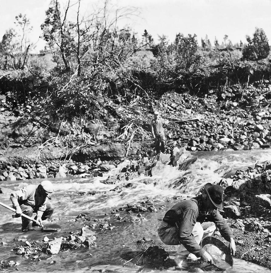 YUKON GOLD MINING c. 1927 Photograph by Daniel Hagerman YUKON GOLD MINING c. 1927 Photograph by Daniel Hagerman