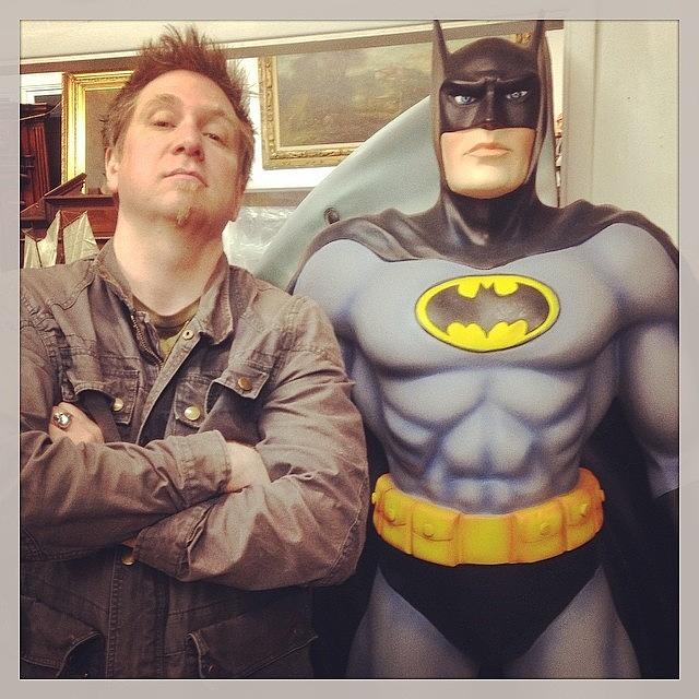 Batman Movie Photograph - Yup, I Met Batman.  #batman #superhero by Craig Kempf