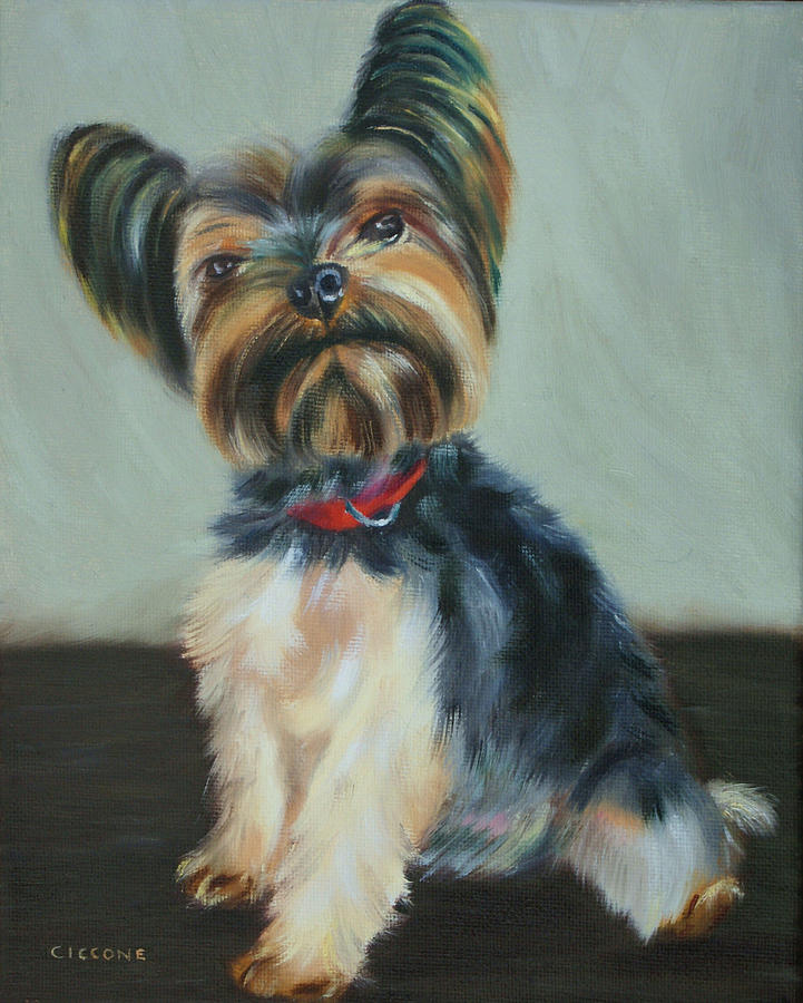 Dog Painting - Yurman by Jill Ciccone Pike