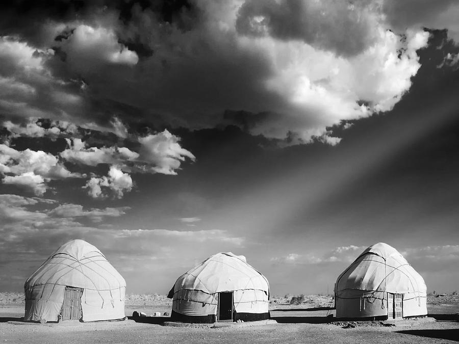 Yurts Photograph by Dominic Piperata